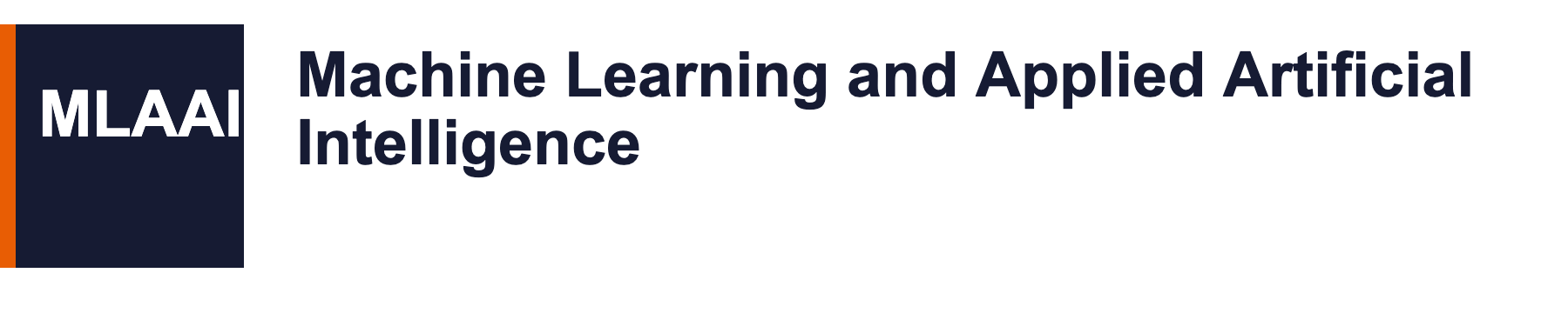 Machine Learning and Applied Artificial Intelligence logo